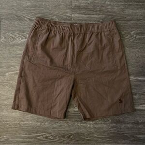 Kuwalla Tencel Chino Shorts ‘Chocolate’- LARGE